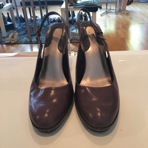 Nine West Purple Slingback Heels